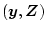 $(\mbox{\boldmath$y$},\mbox{\boldmath$Z$})$