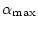 $\alpha_{\max}$