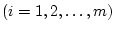 $(i = 1,2,\ldots,m)$