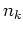 $n_k$