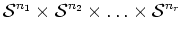 $\mbox{$\cal{S}$}^{n_1}\times \mbox{$\cal{S}$}^{n_2} \times \ldots \times \mbox{$\cal{S}$}^{n_r}$