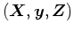$(\mbox{\boldmath$X$},\mbox{\boldmath$y$},\mbox{\boldmath$Z$})$