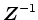 $\mbox{\boldmath$Z$}^{-1}$