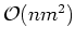 $\mathcal{O}(nm^2)$