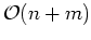 $\mathcal{O}(n+m)$