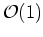 $\mathcal{O}(1)$
